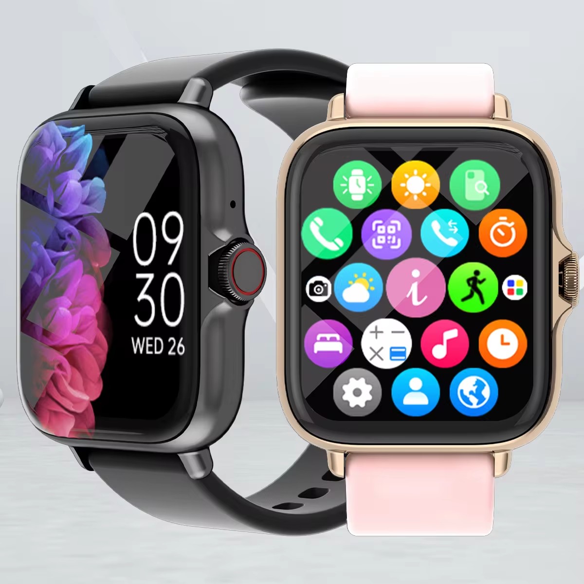 Smartwatch Instagram - Wodoodporny inteligentny zegarek o przekątnej 1,83