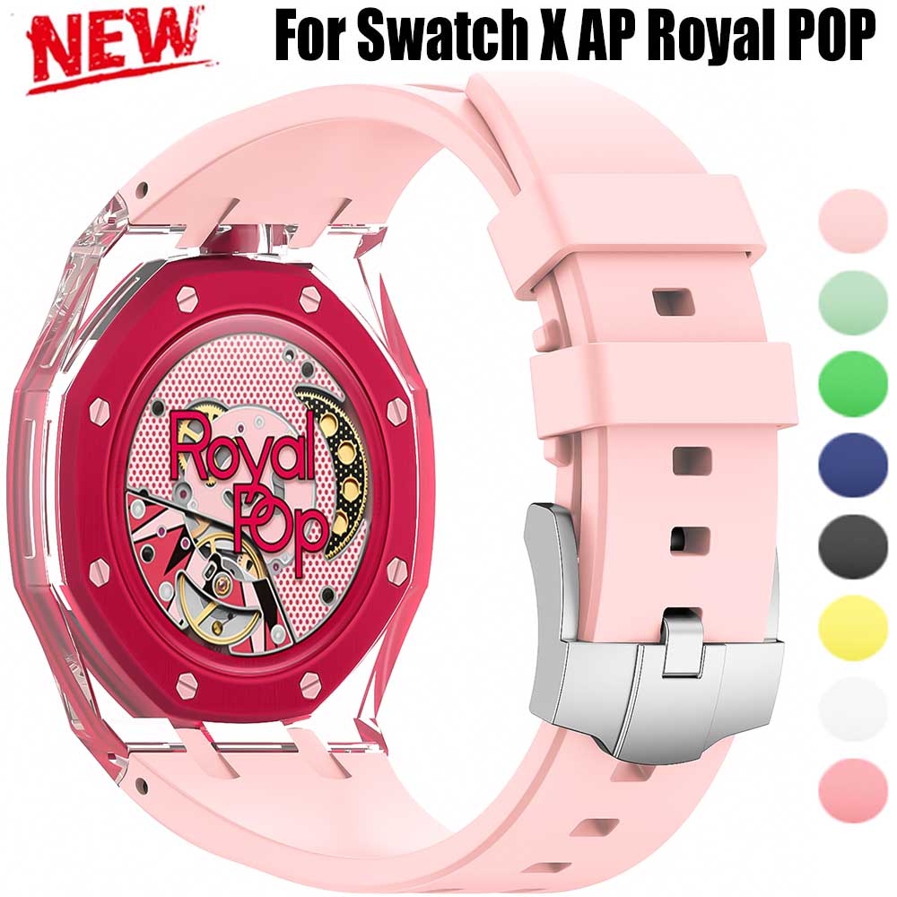 Smartwatch X - Kolorowy silikonowy pasek do Swatch X