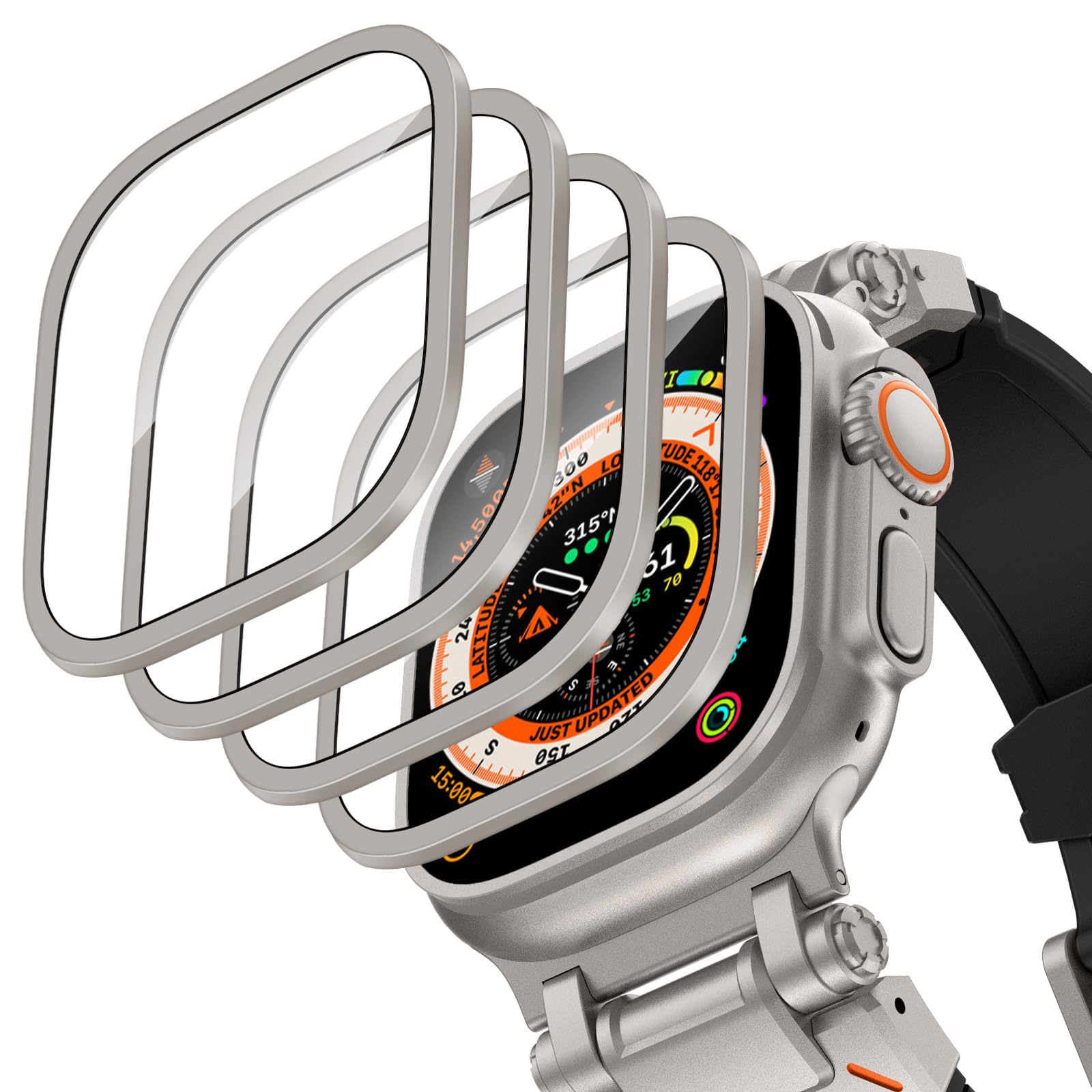 Smartwatch Case - Obudowa ze stopu aluminium + szkło