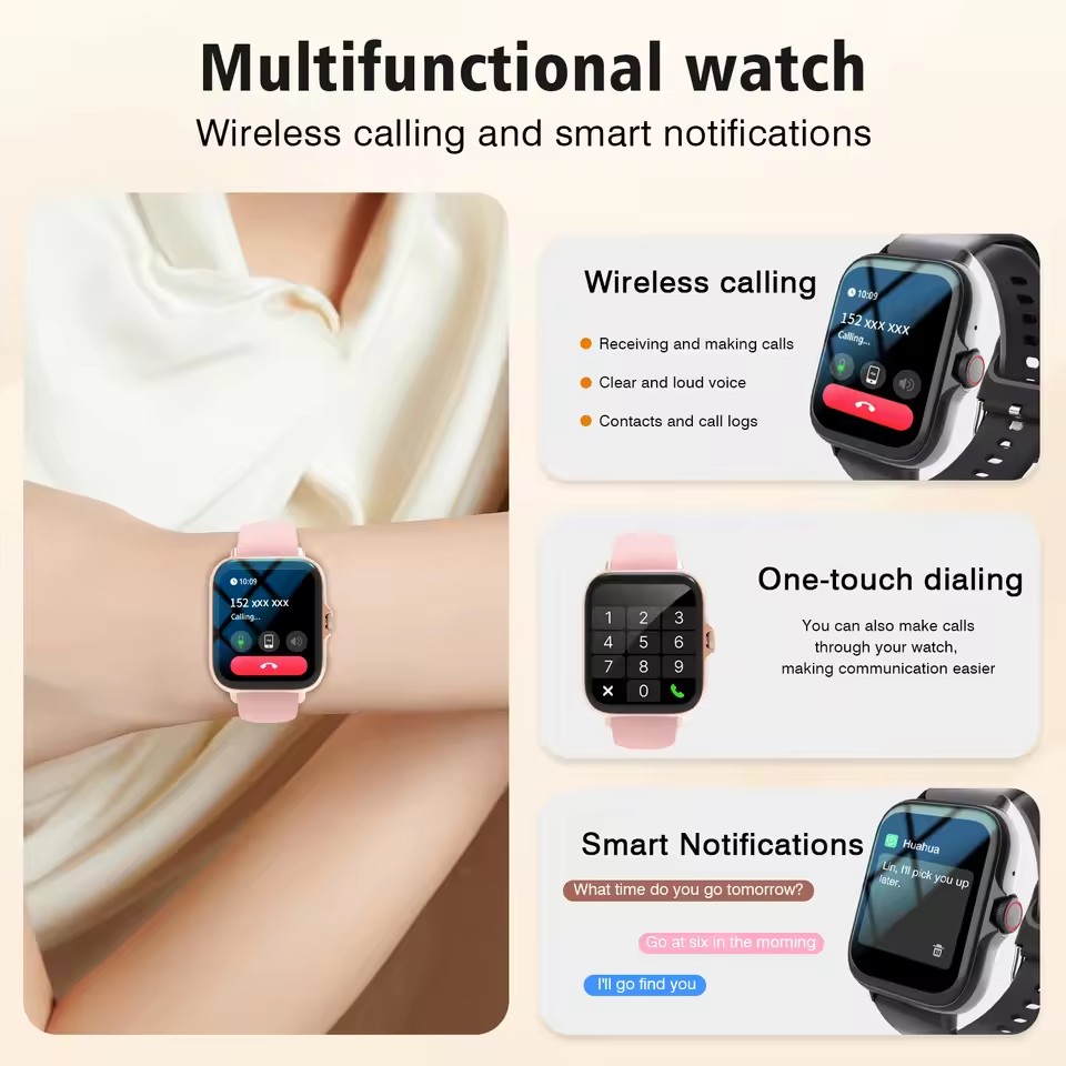 Męski Damski Smartwatch 1.83'' – Smartwatch Instagram recenzja i cena