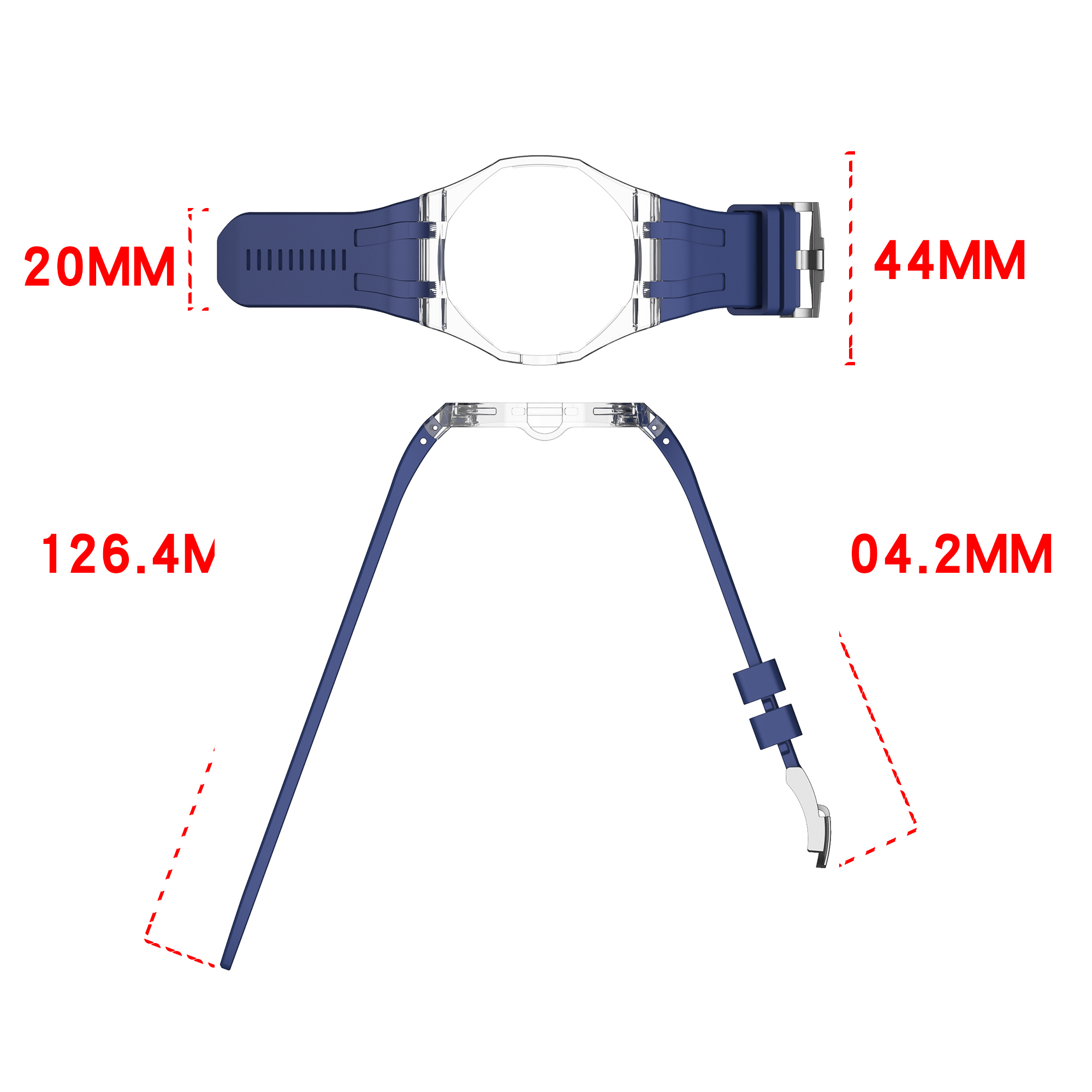 Kolorowy silikonowy pasek do S – Smartwatch X recenzja i cena