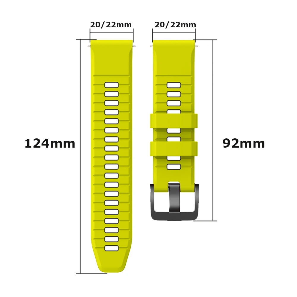 Pasek silikonowy do zegarka 22 – Smartwatch X recenzja i cena