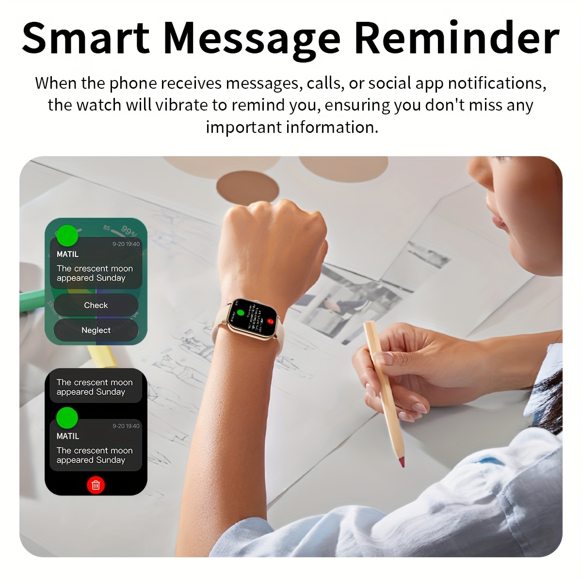 Smartwatch 1,83 cala dla kobie – Smartwatch Instagram recenzja i cena